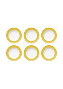 Thomas Porzellan, Suppenteller &raquo;Sunny Day 6 St&uuml;ck&laquo;, gelb, Porzellan, 23 cm