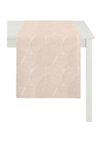 Apelt, Apelt Tischl&auml;ufer &raquo;3002 Christmas Elegance, Weihnachtsdeko, Weihnachten&laquo;, kupferfarben, creme, Polyester, 1 Stk.