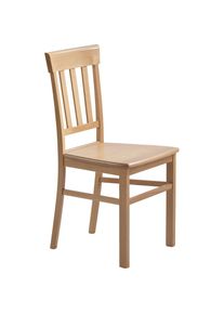 Massivline & More, massivline&more Esszimmerstuhl &raquo;Julia&laquo; () 2 Stk.Gestell aus Massivholz, buche, buche, Massivholz, B/H/T: 44 cm x 93 cm x 47,5 cm