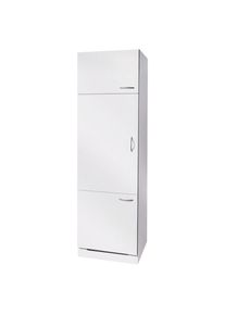 Wiho-K&uuml;chen Wiho K&uuml;chen, wiho K&uuml;chen K&uuml;hlumbauschrank &raquo;Kiel&laquo; 60 cm breit, front und korpus: wei&szlig;, B/H/T: 60 cm x 200 cm x 57 cm