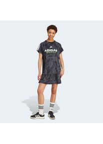 adidas Sportswear, Unisex, adidas Sportswear Laufshirt &raquo;W TIRO Q3 DRE&laquo; lockere Passform, l&auml;nger geschnittene &Auml;rmel, Allover-Print, multco, carbon, 