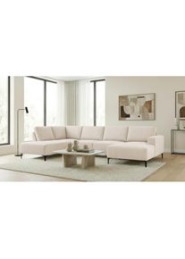Home Affaire, Home Affaire Wohnlandschaft &raquo;Tournon U-Form, XXL Sofa, Breite 333 cm, Webstoff, Chenille&laquo; Designsofa im nordischen Stil, 