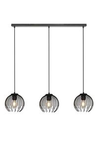 Goodproduct, GOODproduct Pendelleuchte &raquo;Tonnia&laquo; E27 1 Stk. h&ouml;henverstellbar, besondere Optik, schwarz matt, 3