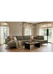 Home Affaire, Home Affaire Wohnlandschaft &raquo;Tournon U-Form, XXL Sofa, Breite 333 cm, Webstoff, Chenille&laquo; Designsofa im nordischen Stil, 
