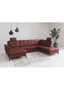 Sit & More Sit & More, sit&more Wohnlandschaft &raquo;Zora&laquo;, merlot, B/H/T: 212 cm