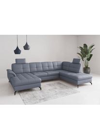 Sit & More Sit & More, sit&more Wohnlandschaft &raquo;Zora&laquo;, graublau, B/H/T: 212 cm