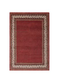 Goodproduct, GOODproduct Orientteppich &raquo;Levin&laquo; rechteckig 12 mm H&ouml;he handgekn&uuml;pft, reine Wolle, mit Fransen, auch als L&auml;ufer, Wohnzimmer, rot, Wolle, 