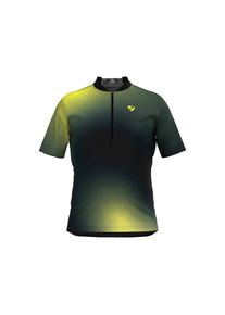 Ziener, Herren, Radtrikot &raquo;NEMIC-Z&laquo;, schwarz.bitter lemon, 60, aus schnelltrocknendem, elastischen Stoff