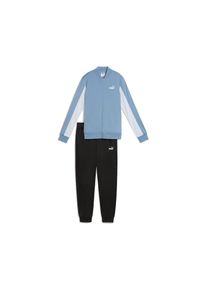 Puma, Unisex, Puma Trainingsanzug &raquo;POLY BASEBALL SUIT CL&laquo; 2 Stk. zweiteiliges Set, mit elastischen B&uuml;ndchen, cool blau, XS, Regular Fit