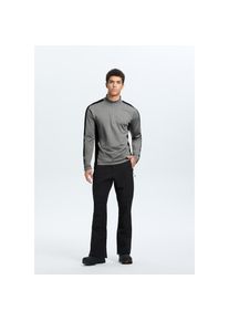 Icepeak, Herren, Funktionsshirt &raquo;Icepeak FLEMINTON&laquo; 1 Stk. sportlicher Stil, mit Stehkragen, hoch geschlossener Ausschnitt, lead, grau, XXL, Ideal f&uuml;r