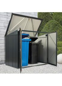 Duramax M&uuml;lltonnenbox, BxTxH: 154x96x131 cm grau Aufbewahrungsboxen