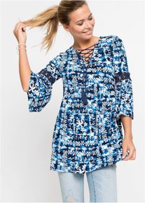 Tunika aus flie&szlig;ender Viskose in weiss, Gr&ouml;sse 40/42 (M), bonprix