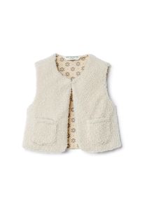 Tchibo - Gilet sans manches enfant en polaire teddy - Filles - taille: 98/104 - gris/beige