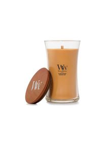 WoodWick, Duftkerze &raquo;Golden Bourbon Large Jar&laquo;, bunt, Kopfnote: Kardamom, Zimt, weisser Pfeffer