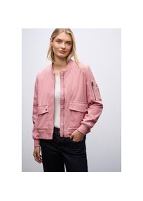 Street One, Unisex, Street One Blouson ohne Kapuze aus Cord und Langarm mit B&uuml;ndchen und Zipperdetail, powder pink, 36, Softer Cord-Blouson von STREET