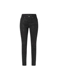MAC, Unisex, MAC Skinny-fit-Jeans &raquo;DREAM SKINNY chain glitter&laquo; mit Glitzersteine Muster, schwarz, schwarz, 42, L&auml;nge 32, Jeans von MAC