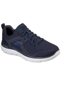 Skechers, Herren, Sneaker &raquo;SUMMITS&laquo; mit gepolstertem Schaftrand, Freizeitschuh, Halbschuh, Schn&uuml;rschuh, navy, 45, Obermaterial aus weichem Textil