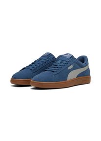 Puma, Unisex, Puma Sneaker &raquo;SMASH 3.0&laquo;, schwarz indigo, gray echo, gum, 44, Obermaterial aus Veloursleder