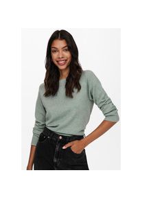 Only, Unisex, Only Rundhalspullover &raquo;ONLRICA LIFE L/S PULLOVER KNT NOOS&laquo;, chinois gr&uuml;n melange, S, Pullover von Only