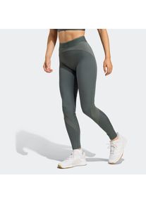 adidas Performance, Unisex, adidas Performance Trainingstights &raquo;HYG SHN 1/1 L&laquo; sportlicher Mix aus gl&auml;nzendem und mattem Material, mit Jacquard-Bund, 
