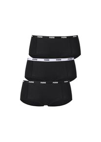 Puma, Unisex, Puma Panty Packung, 3er-Pack, mit Logobund, schwarz, XL, Unisexunterhose von Puma
