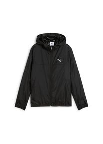 Puma, Herren, Puma Windbreaker &raquo;ESS REGULAR WINDBREAKER&laquo; mit Kapuze mit Kapuze, mit Eingrifftasche, mit WindCELL-Technologie, Puma schwarz, 122, 