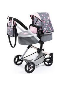 BAYER, Kombi-Puppenwagen &raquo;Puppenwagen Vario&laquo; inkl. Wickeltasche, grau, Einheitsgr&ouml;&szlig;e, Kombi-Puppenwagen