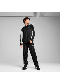 Puma, Herren, Puma Trainingsanzug &raquo;POLY BASEBALL SUIT&laquo; 2 Stk. zweiteiliges Set, mit elastischem Bund, mit verstellbarem Kordelzug, Puma schwarz, M, 
