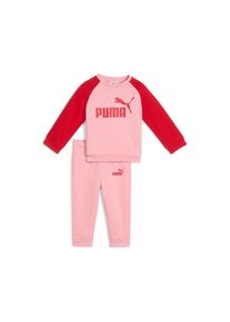 Puma, Unisex, Puma Trainingsanzug &raquo;MINICATS ESS RAGLAN CREW SET FL INF&laquo; 2 Stk. f&uuml;r Kinder, mit Kapuze, aus Baumwollmischung, pinkscape, 104, 