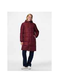 Pieces, Unisex, Pieces Steppmantel &raquo;PCBEE NEW LONG PUFFER JACKET NOOS BC&laquo; Kunstfaser, tawny port, XS, Modischer Puffercoat von Pieces