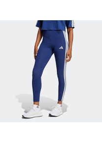 adidas Sportswear, Unisex, adidas Sportswear Trainingstights &raquo;W 3S SJ LEG&laquo; sportlicher Look mit 3-Streifen, aus Baumwolle und Elasthan, dunkelblau, 