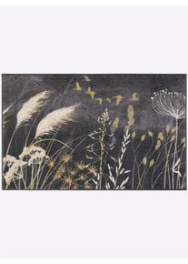 wash+dry by Kleen-Tex Witt Fussmatte, anthrazit-natur, Gr&ouml;&szlig;e 40x60 cm - rechteckig, 100% Polyamid. R&uuml;ckseite: 100% Gummi