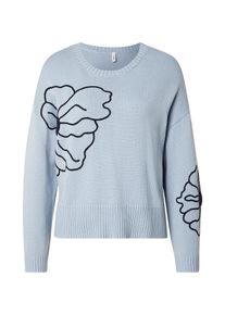 Only, Femmes Pull-over 'ONLPETRA', opal / noir