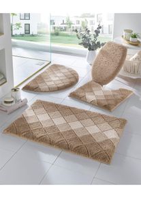 Hagemann Witt Badematte, beige, Gr&ouml;&szlig;e 8 - Deckelbezug, 100% Polyester