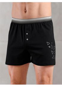 Witt Herren Boxershorts, schwarz, Gr&ouml;&szlig;e 7, 95% Baumwolle, 5% Elasthan