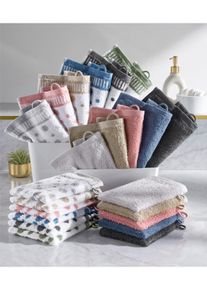 Ross Witt Waschlappen und Seift&uuml;cher, sortiert, Gr&ouml;&szlig;e 30x30 cm, 100% Baumwolle