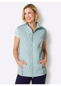 Witt Damen Funktionsweste mit elastischen Seiten, kalkmint, Gr&ouml;&szlig;e 38, 100% Polyester. Wattierung: 100% Polyester