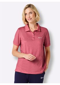 Witt Damen Funktionsshirt mit Seitenschlitzen, grapefruit-meliert, Gr&ouml;&szlig;e 44/46, 90% Polyester, 10% Elasthan