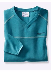 Witt Damen Freizeitshirt mit elastischen Abschl&uuml;ssen, topas-meliert, Gr&ouml;&szlig;e 56/58, 46% Baumwolle, 46% Polyester, 8% Elasthan