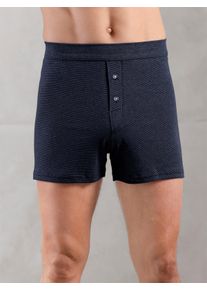 Witt Herren Boxershorts, marine-geringelt, Gr&ouml;&szlig;e 5, 75% Baumwolle, 25% Polyester