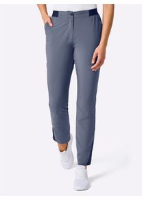 Witt Damen Trekkinghose mit Leistentaschen hinten, taubenblau, Gr&ouml;&szlig;e 38, 93% Polyester, 7% Elasthan
