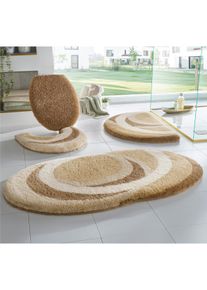 Kleine Wolke Witt Badematte, beige, Gr&ouml;&szlig;e 8 - Deckelbezug, 100% Polyacryl