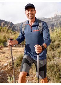 Witt Herren Sweatshirt in Interlock-Qualit&auml;t, rauchblau, Gr&ouml;&szlig;e 44/46, 100% Polyester