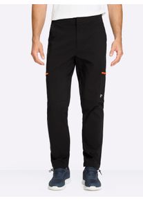 Witt Herren Trekkinghose mit Reissverschluss-Cargotaschen, schwarz, Gr&ouml;&szlig;e 60, 72% Viskose, 25% Polyamid, 3% Elasthan