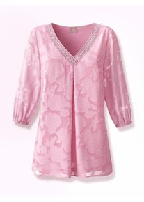 WITT Damen Longbluse, ros&eacute;, Gr&ouml;&szlig;e 50, 100% Polyester