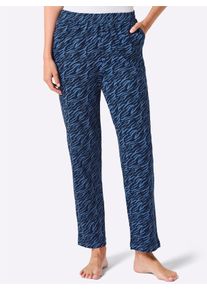 feel good Witt Damen Hose, marine-mittelblau, Gr&ouml;&szlig;e 20/21, 100% Baumwolle