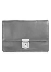 Bodenschatz, Unisex, Bodenschatz Handgelenktasche echt Leder, schwarz, B/H/T: 21cm x 14cm x 6cm onesize, H&ouml;he 14,5 cm x Breite 21 cm x Tiefe 6 cm