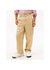 Tommy Hilfiger, Herren, Chinohose &raquo;PLEATED CHINO PANT&laquo; f&uuml;r Kinder bis 16 Jahre, mit Bundfalten, gentle gold, 6 (116), N-Gr, Chinohose von Tommy 