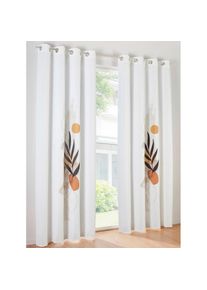 HEINE HOME, HEINE HOME Vorhang &Ouml;sen 1 Stk. tlg., sanftes wei&szlig;, Polyester, &Ouml;sen