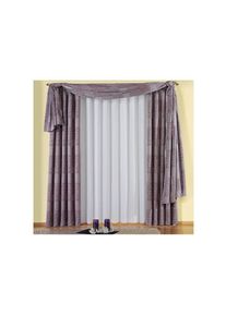 WIRTH, Vorhang &raquo;Jenny&laquo; Kr&auml;uselband 1 Stk. tlg., flieder, Polyester
